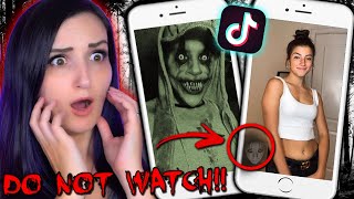 DO NOT WATCH These TikTok Videos Theyre Actually HAUNTED [upl. by Vizzone]