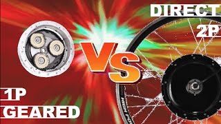 Direct Drive VS Geared Motor electric bike [upl. by Hares]