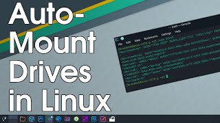 How to Auto Mount Drives in Linux on Boot [upl. by Columbyne]