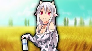 Cow Girl Gets Milked In VRCHAT [upl. by Vernier]