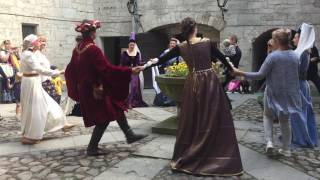 Medieval dance teaching [upl. by Carrissa403]