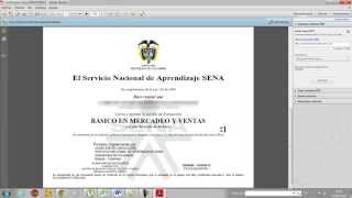 Descargar Certificados SENA [upl. by Ddej845]