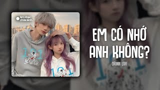 Em Có Nhớ Anh Không Lofi Ver  Hiya x Orinn  LYRICS VIDEO [upl. by Ellerad]