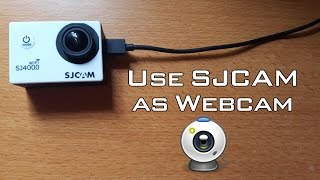 How to use SJCam as a Webcam [upl. by Acinonrev]