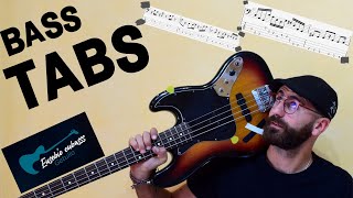 Anouk  Nobodys Wife BASS COVER  PLAY ALONG TAB  SCORE [upl. by Grannias]