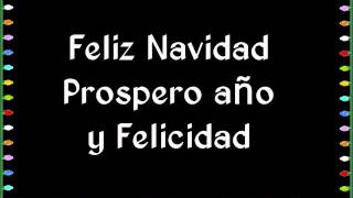 FELIZ NAVIDAD  Lyrics [upl. by Lirbaj]