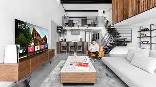 My Modern Loft Apartment Tour 2021 Full Walkthrough [upl. by Theona]