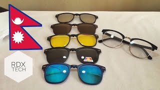 5 in 1 Magnetic clip on Sunglasses REVIEW [upl. by Ruberta]