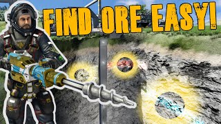 Quick Tips Finding Ore  Space Engineers [upl. by Leahcimsemaj791]