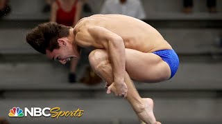 Teenager Tyler Downs stuns in springboard final to make Team USA  NBC Sports [upl. by Aened]