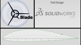 Airfoil design with QBlade amp Solidworks [upl. by Inait]