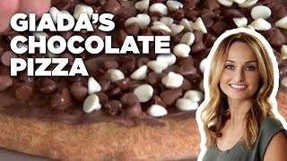 How to Make Giadas Chocolate Pizza  Food Network [upl. by Eanehs]