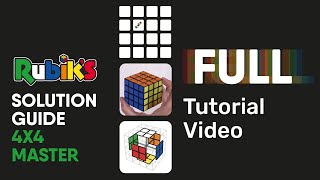 Rubiks Master 4x4 Full Tutorial [upl. by Ramak]