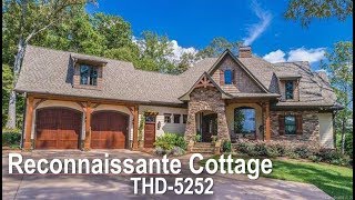 Tour of Spacious Craftsman Cottage House Plan  THD5252 [upl. by Ydnir247]