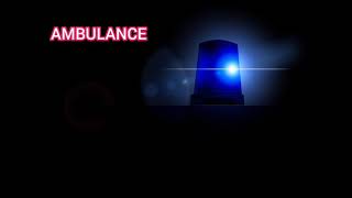 AMBULANCE siren emergency Ringtone Krankenwagen Sirene with Download Link [upl. by Jochebed]