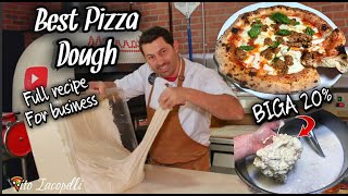 How To Make Best PIZZA DOUGH for Your Business Full RecipeBIGA [upl. by Corie]