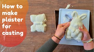 How to make plaster for casting [upl. by Plusch723]