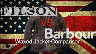 Barbour Vs Filson Waxed Jackets [upl. by Rance854]