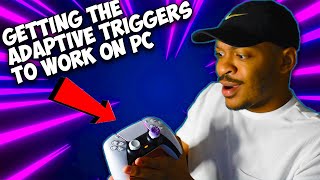 How To Get Ps5 Controller Adaptive Triggers To Work On Pc Through Steam [upl. by Kram]