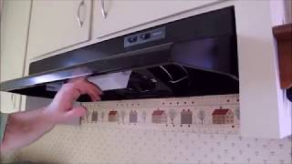 Installing New Range Hood Vent over Stove and Oven [upl. by Ahsikit]