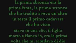 La prima volta Salmo testo [upl. by Frederico]