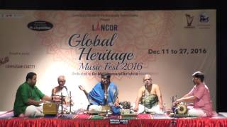 Carnatic Bhajans l Udayalur kalyanaraman amp Party l Global Heritage Music Fest 2016 l Web Streaming [upl. by Wolsky]