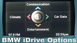 How To Use BMW 2006 530i iDrive Display Options amp Functions [upl. by Anauqat]