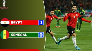 Egypt vs Senegal  FIFA World Cup 2022 Qualifiers  Match Report [upl. by Synned]