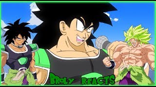 Broly reacts to Broly vs Goku and Vegeta Rap Battle [upl. by Margherita942]