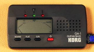 Korg GA1 Guitar amp Bass Tuner Guided Tour [upl. by Bathsheb698]