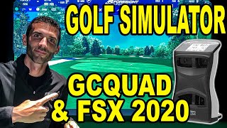 Foresight Sports Golf Simulator  How to use GCQuad with FSX 2020 [upl. by Idelle]