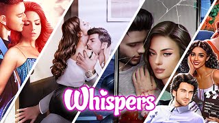 Whispers Interactive Romance Stories Gameplay  iOS Android Simulation Game [upl. by Nageam]