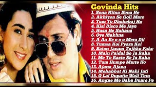 Govinda 💞 Karishma Kapoor90s Block Buster Romantic💖💘hit Songs Collection Govinda Hit Songs Mp3 [upl. by Lokcin151]