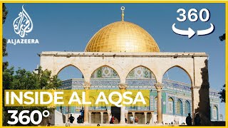 Al Aqsa 360° tour of Jerusalems holiest mosque [upl. by Agni]