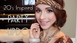 20s Inspired Party Updo [upl. by Wolfe]