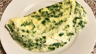 Egg White Omelet with Spinach [upl. by Corissa]