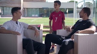 Rio Ferdinand talks to Cristiano Ronaldo  Exclusive Interview [upl. by Peppy]