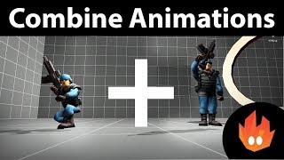 Unity Tutorial  Combine Animations [upl. by Morley]