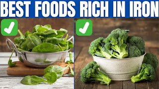 FOODS RICH IN IRON  17 Foods That Are High In Iron [upl. by Jaclyn222]