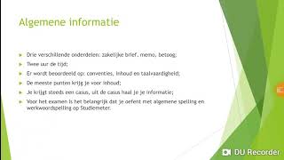 Examen schrijven 3F [upl. by Mady359]