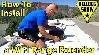 How To Install a Winegard Connect Wifi Range Extender on an RV [upl. by Anehsuc]