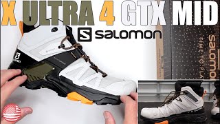 Salomon X Ultra 4 GTX Mid Review Salomon Hiking Boots Review [upl. by Anaigroeg675]