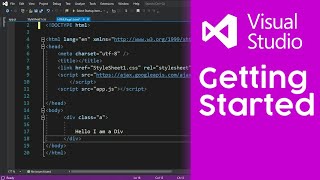 How to create HTML project in Visual Studio 2019 [upl. by Devin]