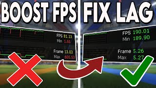 ROCKET LEAGUE BEST VIDEO SETTINGS  Tips To BOOST FPS amp FIX LAG [upl. by Fianna]