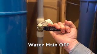 How to Turn off the Main Water Supply to your House [upl. by Eldreda]