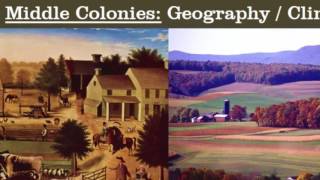 13 Colonies Comparing Regions New England Middle and Southern [upl. by Berman]