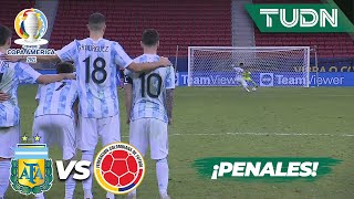 ¡Tanda de penales COMPLETA  Argentina 1321 Colombia  Copa América 2021  Semifinal  TUDN [upl. by Basham158]