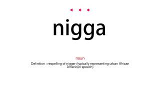 How to pronounce nigga  Vocab Today [upl. by Dnalevets543]