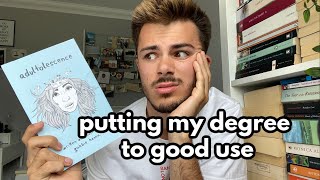 literature graduate reads bad youtuber books ft gabbie hanna jake paul miranda sings etc [upl. by Bijan]