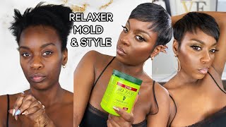 6 Weeks Post RELAXER plus Moldamp SIMPLE Styling ORS Olive Oil Relaxer Roxy Bennett [upl. by Eselahs]